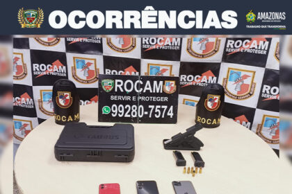 Preso o trio envolvido em ataque a viatura da Polícia Militar do Amazonas