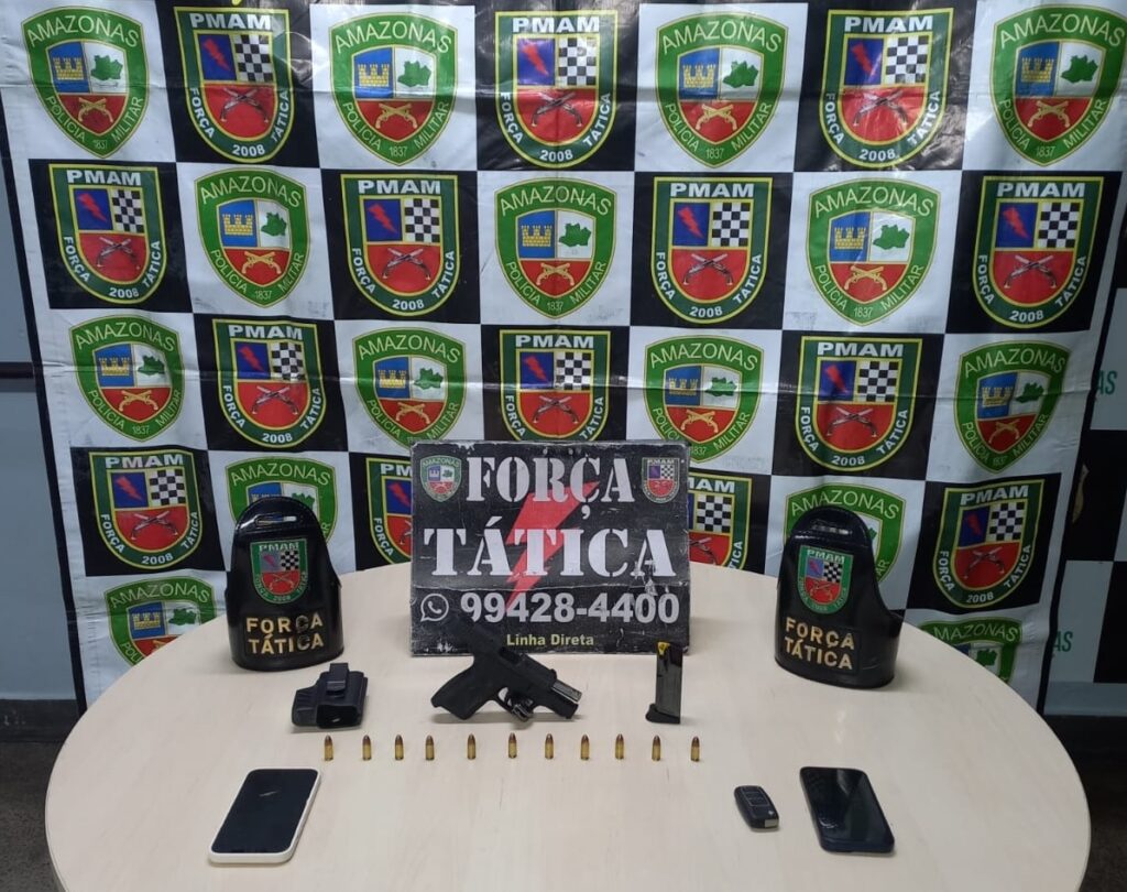 PMAM prende trio e apreende duas armas de fogo durante patrulhamento nas zonas sul e leste