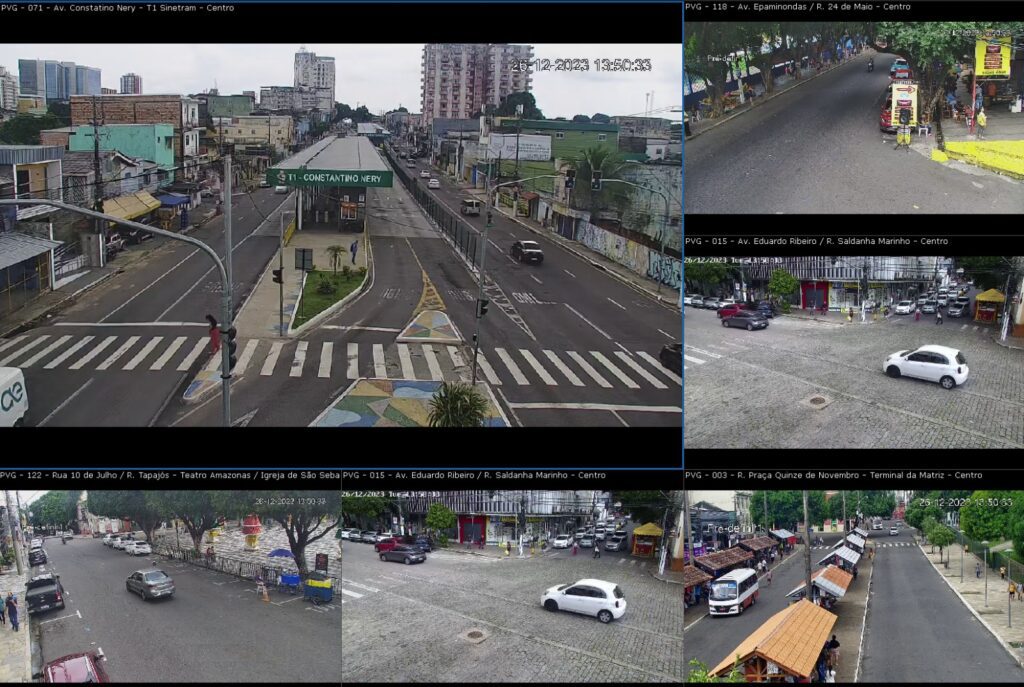 Centro ganha reforço na segurança com apoio de câmeras de videomonitoramento