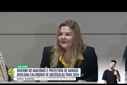 Governo do Amazonas e Prefeitura de Manaus divulgam calendário de Matrículas para 2024