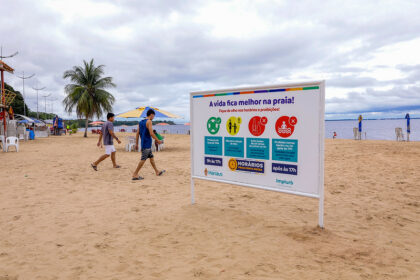 PMM alerta para garrafas e embalagens de vidro na Ponta Negra
