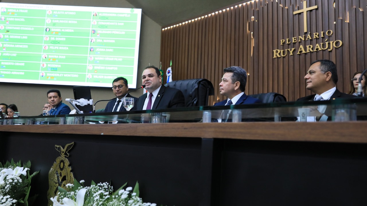 Assembleia Legislativa realiza a abertura solene dos trabalhos da 20ª Legislatura com a leitura da Mensagem Anual do governador