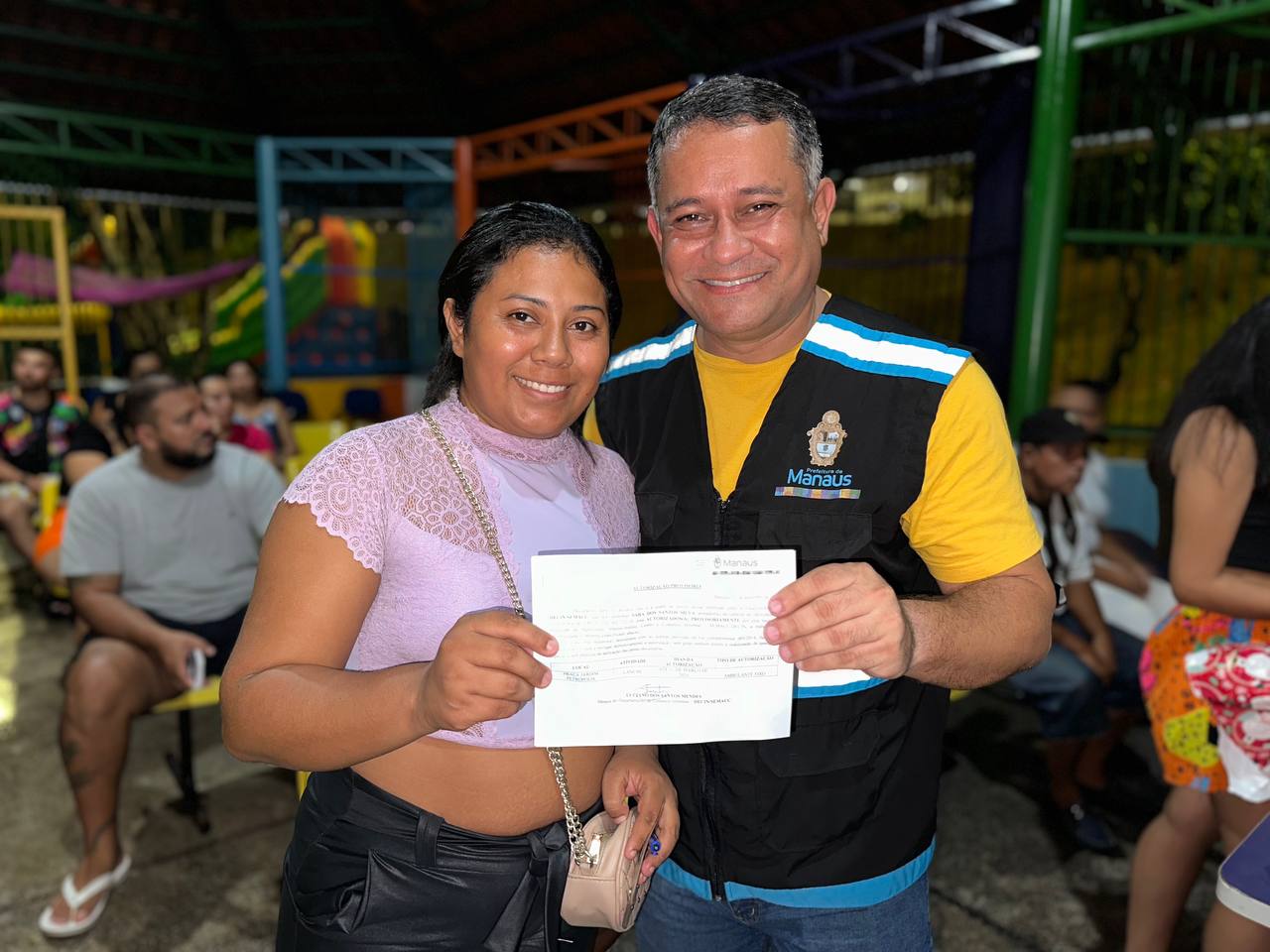 Termo de permissão de uso para vendedores do comércio informal