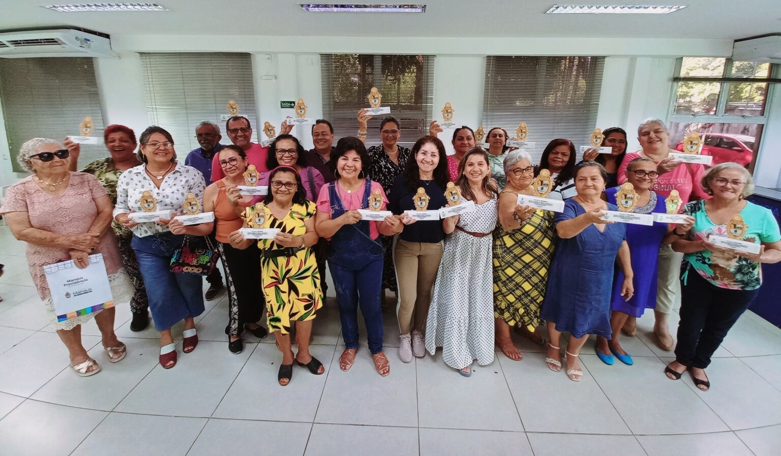 Recém-aposentados são homenageados na Manaus Previdência