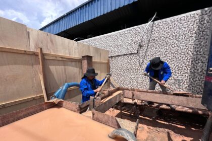Prefeitura trabalha na perfuração de um novo poço artesiano