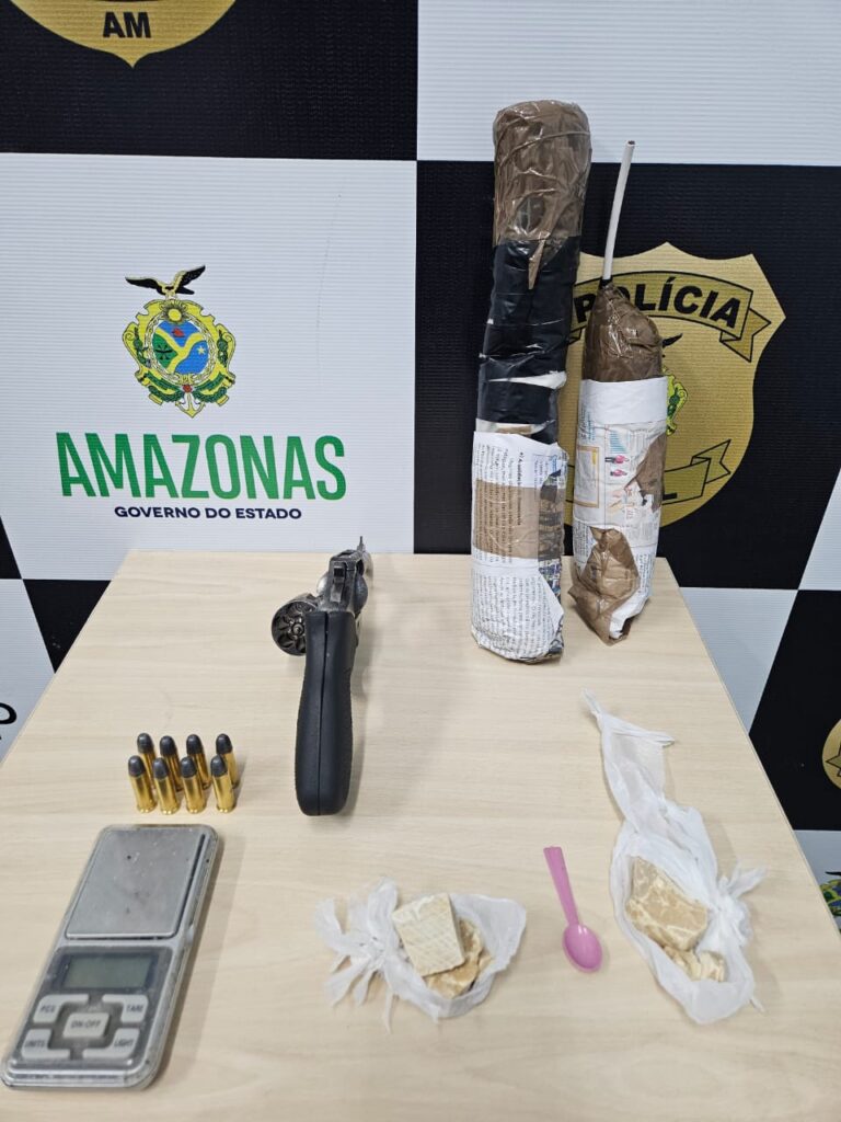 Após denúncias, Polícia Civil prende homem em posse de oxi, arma de fogo, munições e dinamites