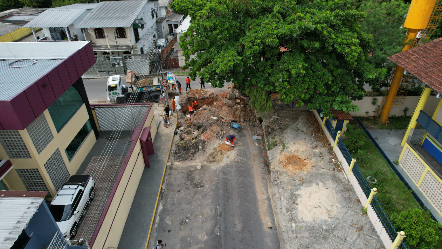 Prefeitura realiza mais uma obra no bairro Japiim