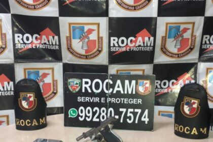 PMAM apreende armas de fogo e prende quatro pessoas durante patrulhamento