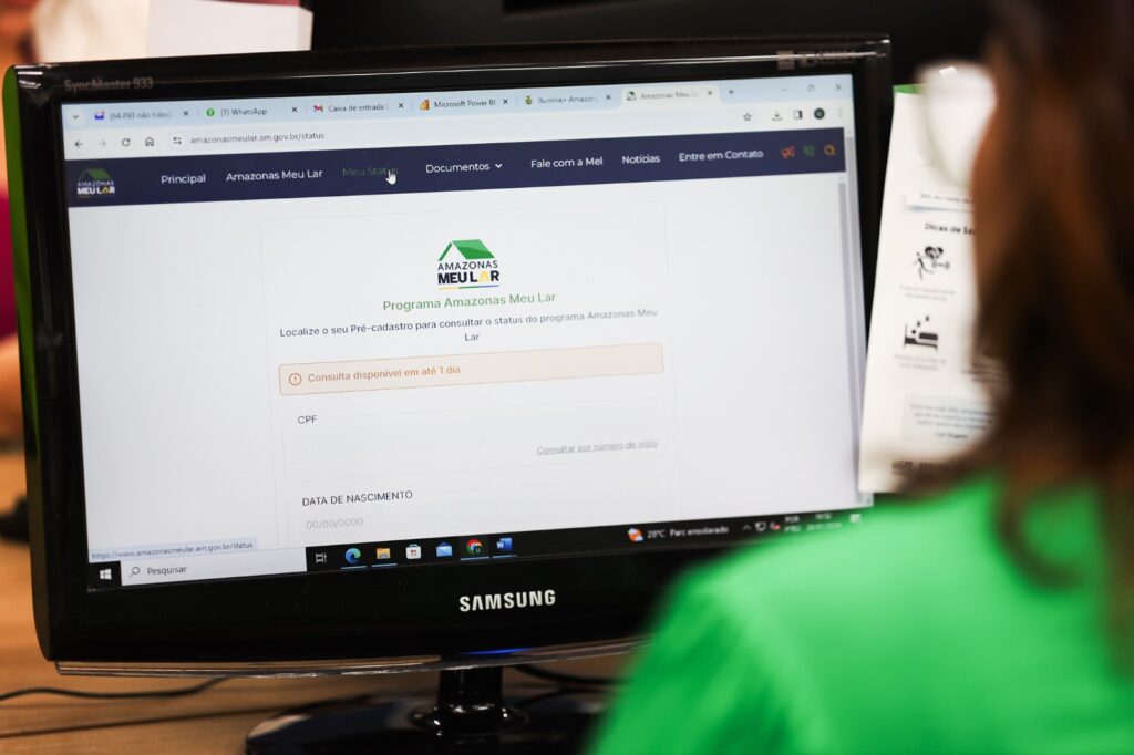 Mais de 1,3 mil pessoas já fizeram a correção de informações inconsistentes, em cadastro no Amazonas Meu Lar