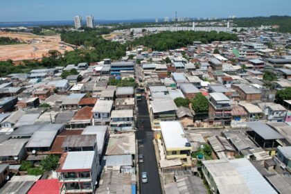 Recapeamento em via do Tarumã