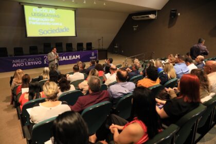 Abertura do ano letivo da Escola do Legislativo da Aleam terá aula magna sobre sistemas eleitorais