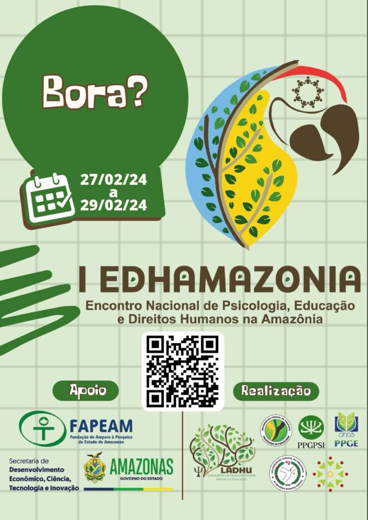 Apoiado pelo Governo do Amazonas, evento científico debate psicologia, educação e direitos humanos na Amazônia