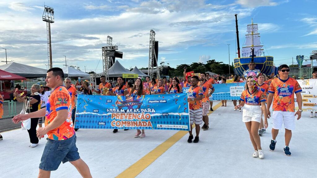 Carnaval na Floresta: Saúde combina folia com prevenção a doenças no Sambódromo de Manaus