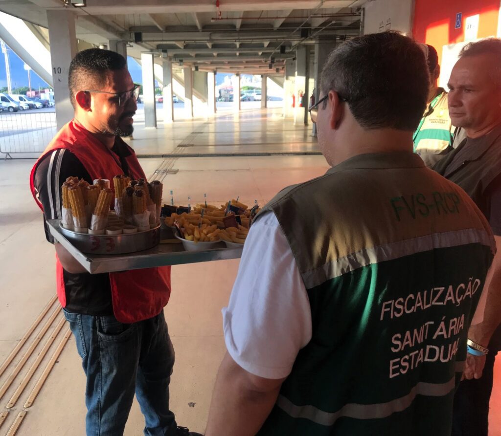 FVS-RCP atua em monitoramento de segurança sanitária durante partida entre Vasco e Audax
