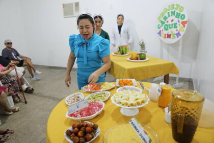 Prefeitura realiza oficina Carinho que Alimenta para idosos da FDT