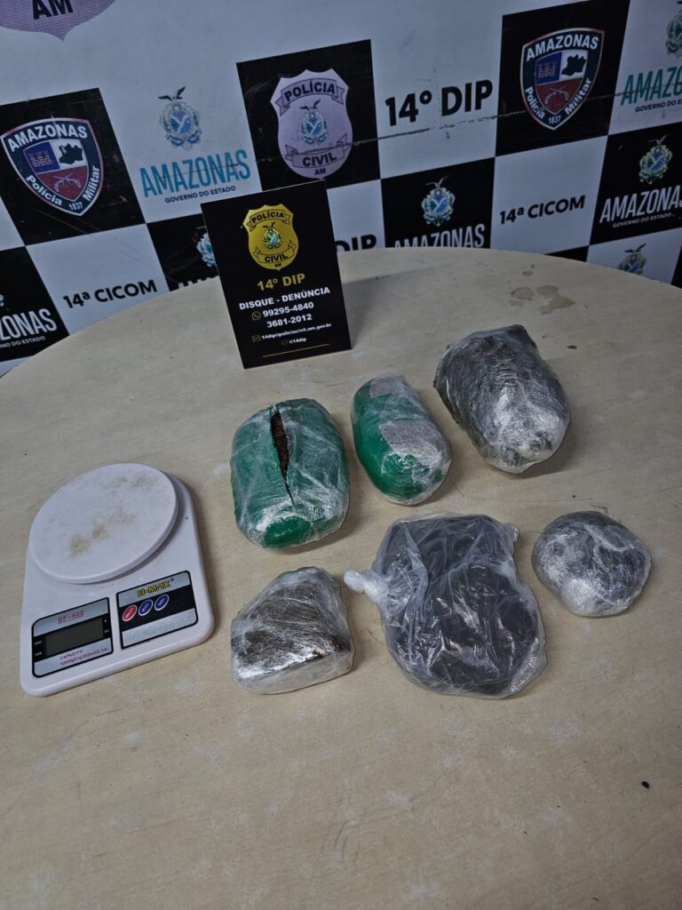 Polícia Civil do Amazonas prende em flagrante homem com drogas no bairro São José Operário
