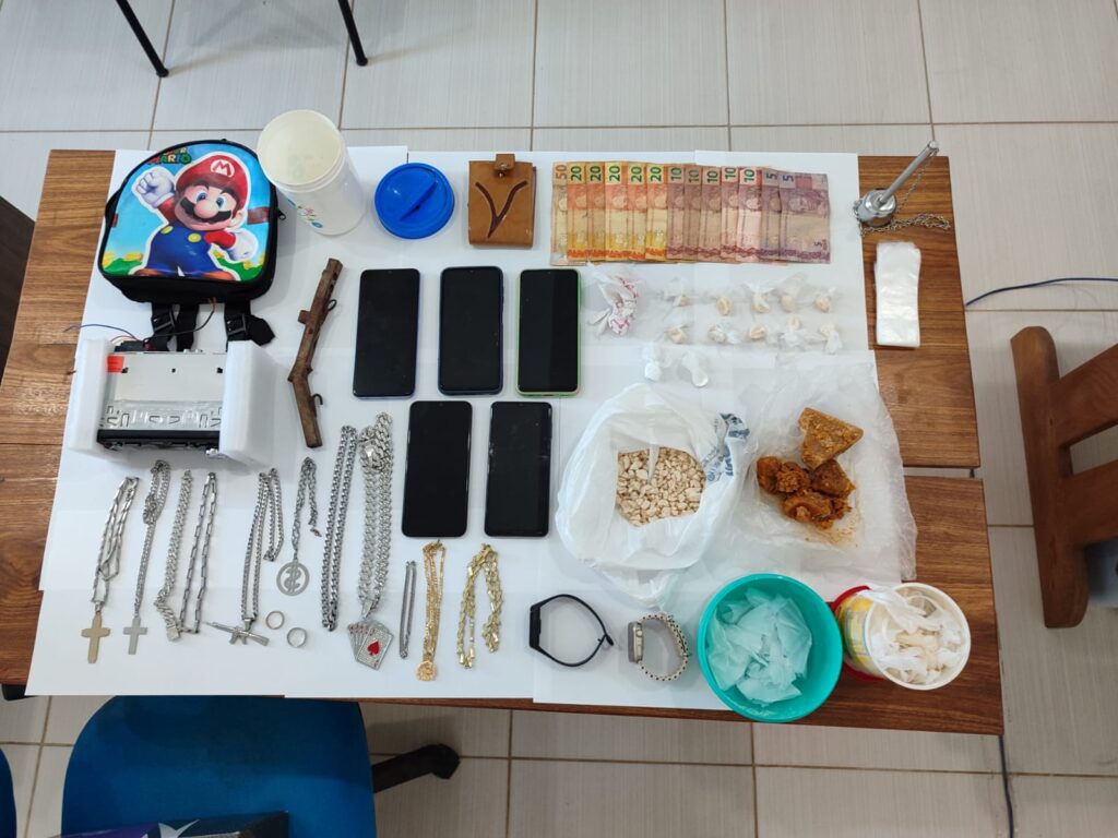 Operação conjunta prende dupla por integrar grupo criminoso voltado ao tráfico de drogas em Guajará