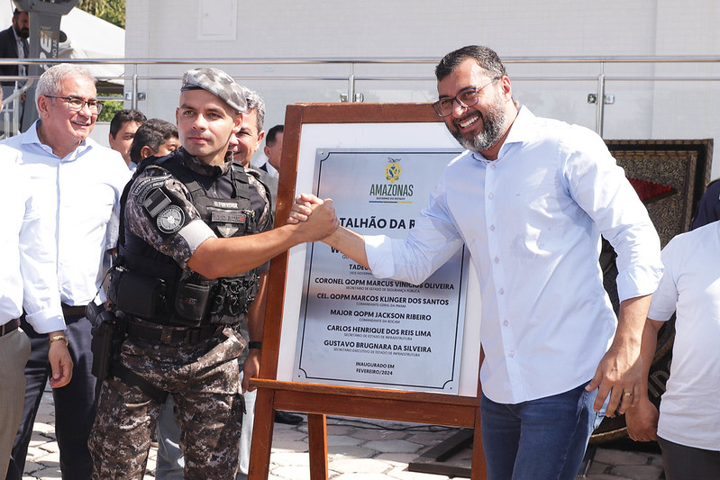 Wilson Lima inaugura novo batalhão da Rocam e destaca preparo das forças de segurança para atender a população