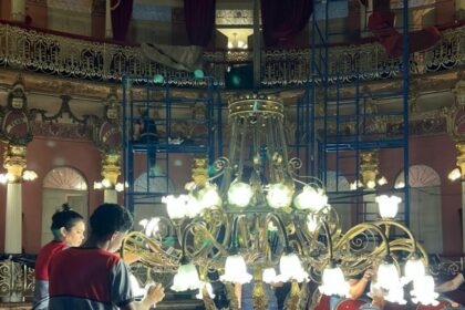Teatro Amazonas passa por serviços de manutenção, conservação e restauro