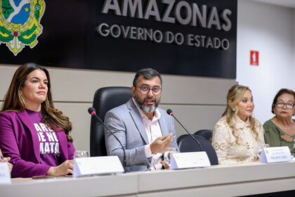 8 de março: Wilson Lima assina ordem de serviço para início das obras da Casa da Mulher Brasileira