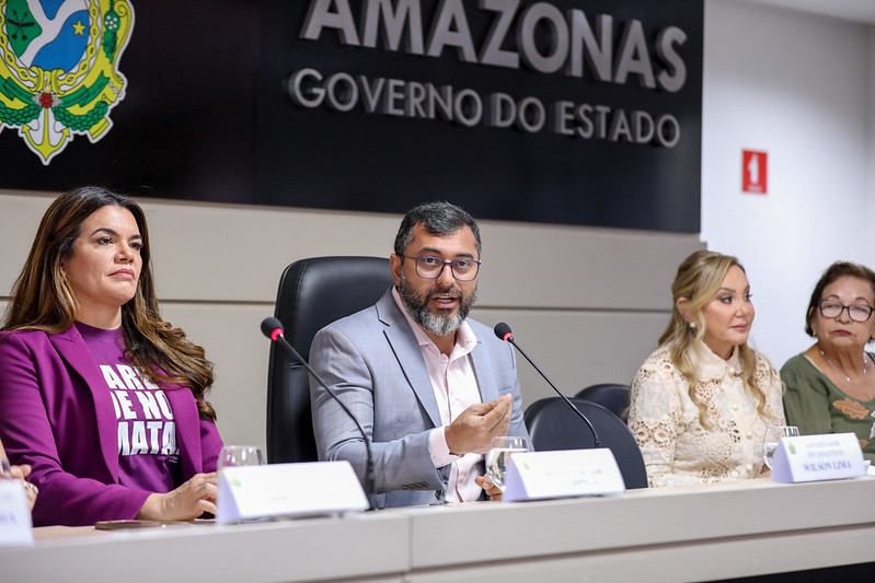 8 de março: Wilson Lima assina ordem de serviço para início das obras da Casa da Mulher Brasileira