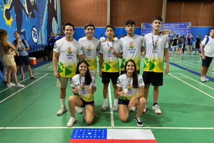Atletas de badminton do “Manaus Olímpica” conquistam medalhas