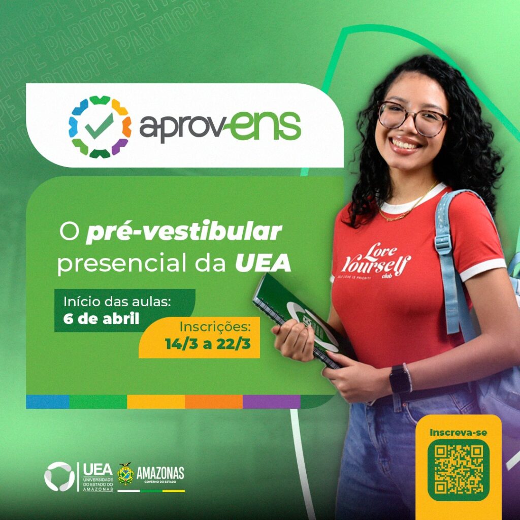 UEA lança AprovENS: curso pré-vestibular com aulas presenciais