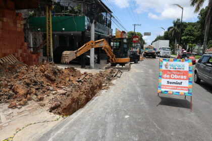 Prefeitura realiza obras de manutenção de redes de drenagem