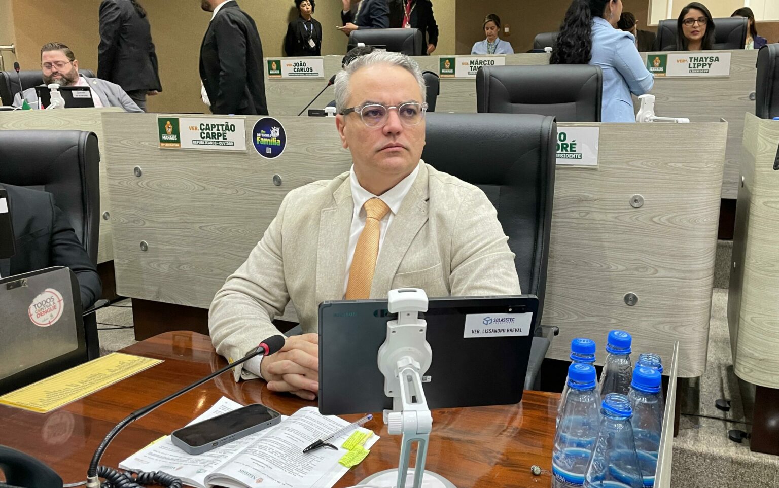 Na CMM, vereador Lissandro Breval denuncia abandono da área de embarque da Manaus Moderna