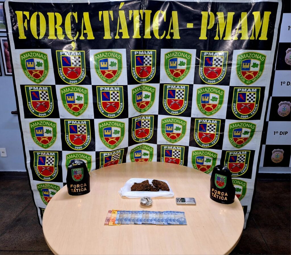 Polícia Militar do Amazonas prende cinco pessoas por tráfico de drogas ‌