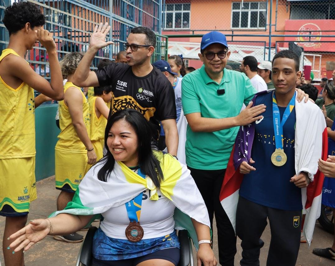 Paratleta Maria de Fátima garante prata em Dubai com apoio do Bolsa Esporte Estadual, indicativo do deputado João Luiz ao Governo do Amazonas