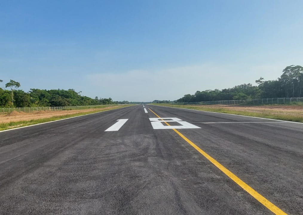 Infraestrutura: Reforma e ampliação no aeroporto de Fonte Boa alcançam 93% de execução
